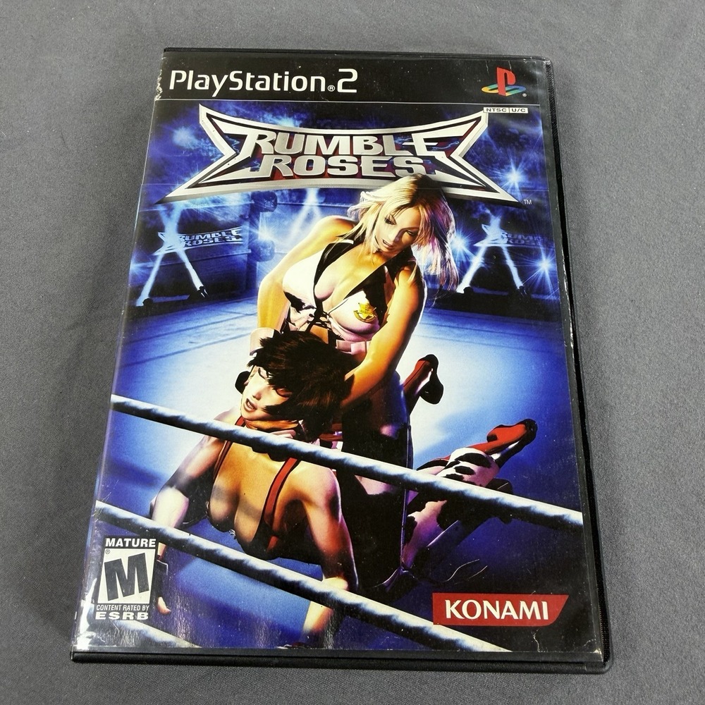 Rumble Roses (Sony Playstation 2 PS2) No Manual Tested, Works Disc VGC